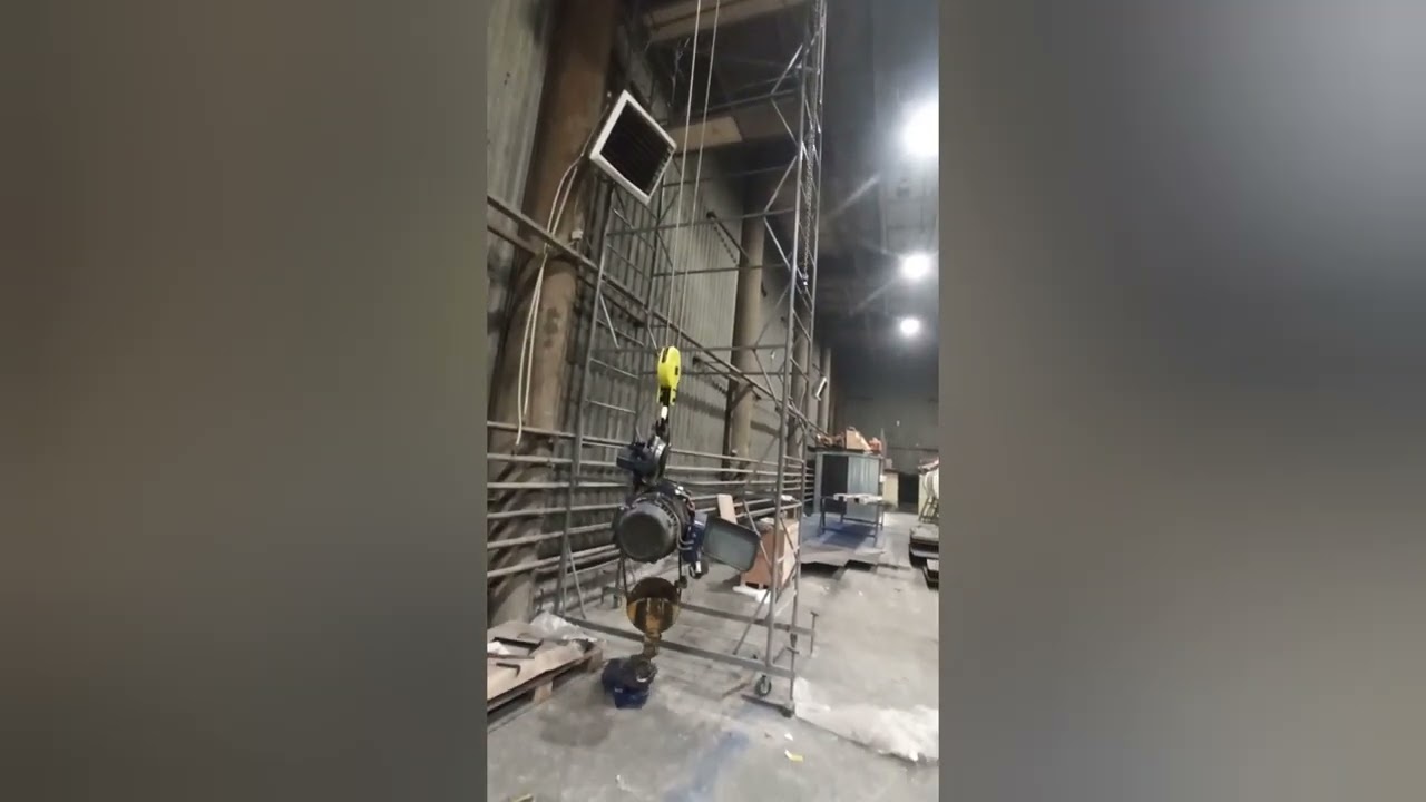 Монтаж тельфера CD-1/ 5т/ 6м.