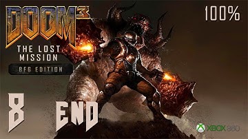 DOOM 3 BFG: The Lost Mission (X360) - 1080p60 HD Walkthrough (100%) Level 8 [END] - Hell Outpost
