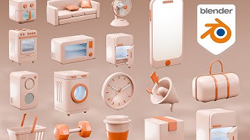 Making AMAZING 3D icons for E-commerce in Blender | Step by Step