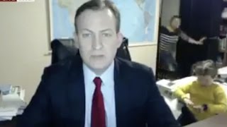 BBC Interview Goes Wrong When Kids Crash Dad's Home Office