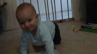 Eva Crawling Properly at 6 1/2 months