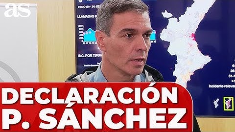 PEDRO SÁNCHEZ, declaración tras INSULTOS e INDICENTES en PAIPORTA junto al REY | DANA VALENCIA