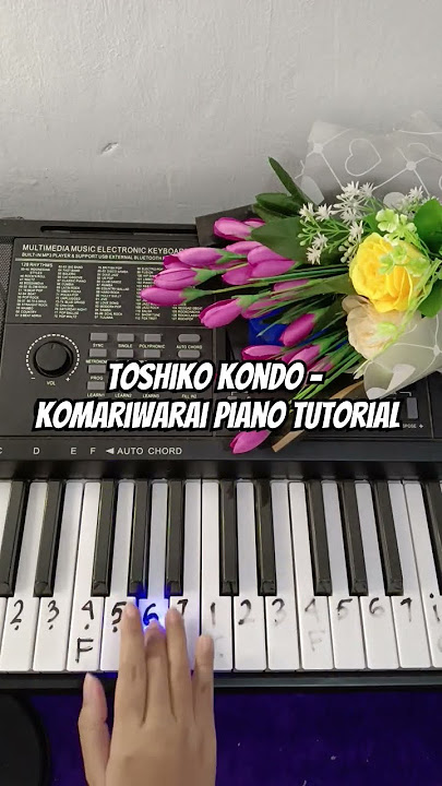 Toshiki Kondo - Komariwarai Piano Tutorial #notpianika #pianotutorial #notangka #natsumeyuujinchou