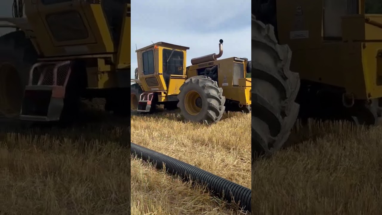 Farm Drainage with wheel machine by Gerding Ditching 