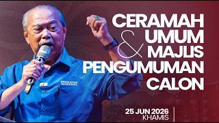 (PRN Johor) Majlis Pengumuman Calon BERSATU-PERIKATAN NASIONAL PRNegeri Johor 2026