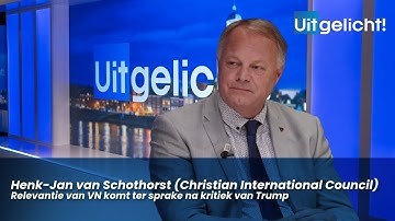 Uitgelicht! 24 september 2025 - Henk-Jan van Schothorst over uitspraken van Donald Trump over de VN