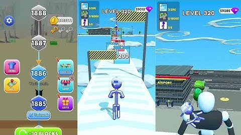 Bridge Race Game | Tall Man Run Game | android | All levelPlay