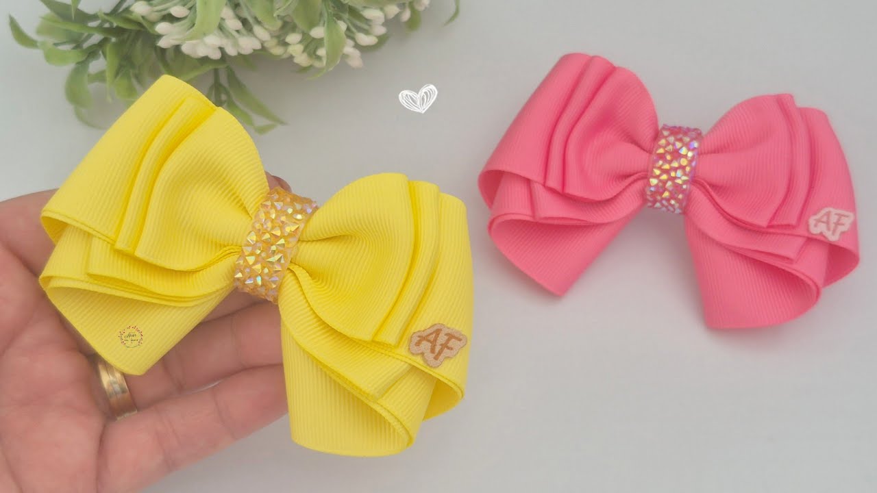 Laço Sheilinha Laço Fácil Iniciante Jaqueline #diy #lacofacil #laçoiniciante #laçosheila #iniciante 