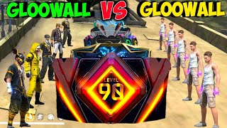 Gloowall vs Gloowall Fight On Factory Roof ⚡ 90 Lv Gloowall Skin | Noob vs Pro | Garena Free Fire 🔥⚡