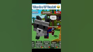 Trading For Racoon In Grow A Garden🤑🤑 #growagarden #roblox #shorts #shortfeed #fyp #po6лokc