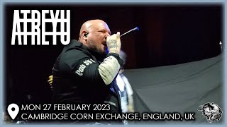 Atreyu - Drowning | LIVE | CAMBRIDGE CORN EXCHANGE, ENGLAND