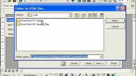 PowerPoint 2003 Tutorial Save Presentation as a Web Page 97 Microsoft Training Lesson 3.7