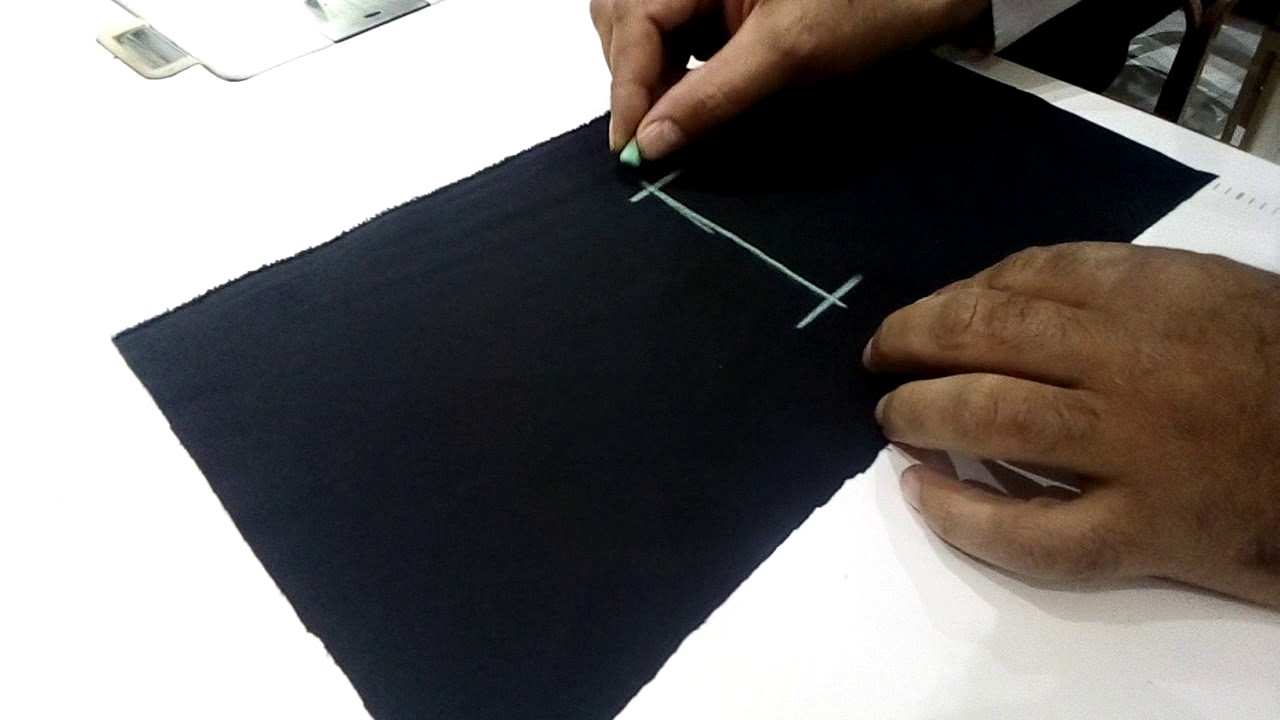 طريقة عمل الجيب الشق