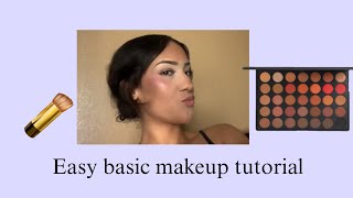 Easy basic makeup tutorial for beginners 