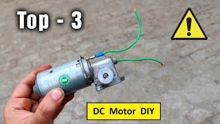 3 สิ่งประดิษฐ์ง่ายๆ กับ DC Motor