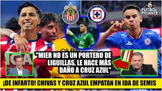 CHIVAS y CRUZ AZUL EMPATAN 2-2 en duelo CARDÍACO. ERROR de MIER en juego clave | Futbol Picante