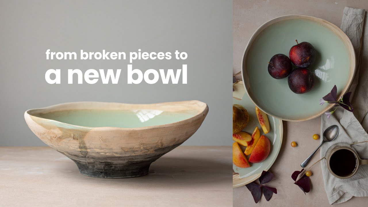Making a ceramic bowl step by step