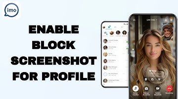 Hoe je een blokkade voor een screenshot voor je profiel in de IMO-app inschakelt | Stap voor stap