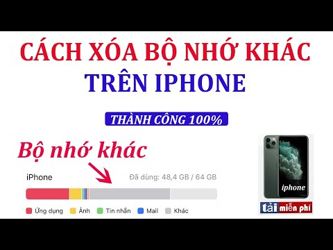 Video Cách Xóa Bộ Nhớ Khác trên iphone . Xóa dung lượng khác... - youtube