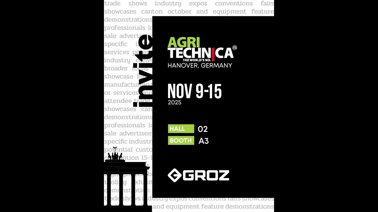 GROZ at Agritechnica, Germany