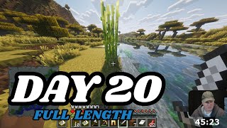 Day 20: Building the Map Room, Solving Sugar Cane, and a Lightning Scare! | Dad Challenge (Full Ep.)