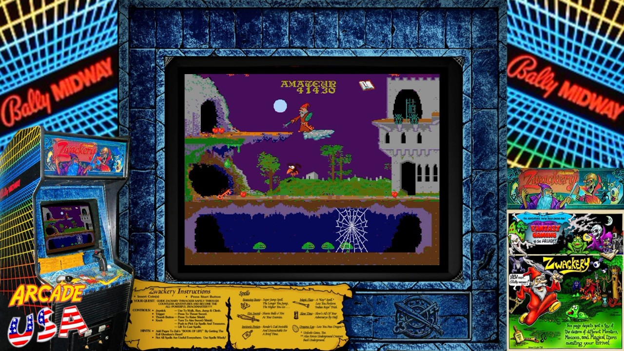Zwackery! (Arcade - Bally/Midway) - YouTube