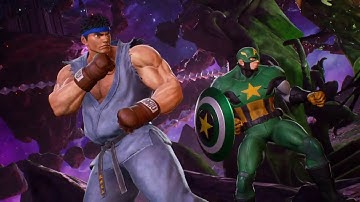 MARVEL VS. CAPCOM: INFINITE - Captain America & Ryu VS Dante & Ghost Rider
