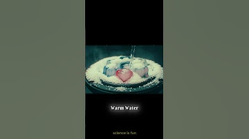 Color‑Changing Ice Cubes! Thermochromic Pigment + Warm Water (Slow‑Mo)