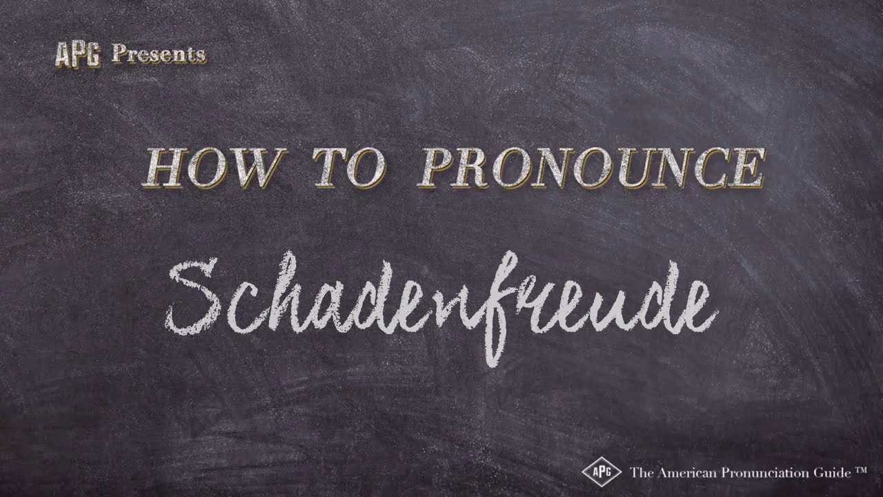 schadenfreude แปลว่า  2022  How to Pronounce Schadenfreude  |  Schadenfreude Pronunciation
