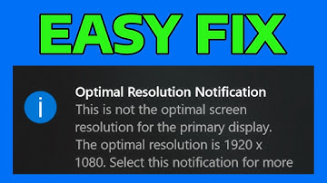 How To Fix Resolution Not Supported Error in Windows