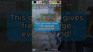 This grenade gives free damage every round on cache! #cs2 #cache #grenade #cs2cache #csgo
