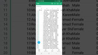How to convert xlsx file into csv in Mobil phone. csv file