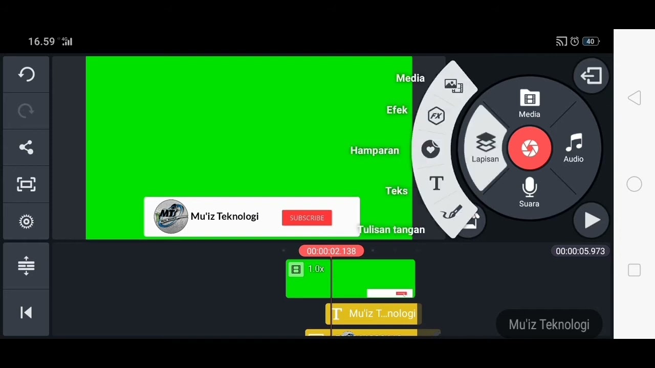 Tutorial cara membuat animasi tombol subscribe di channel kalian!