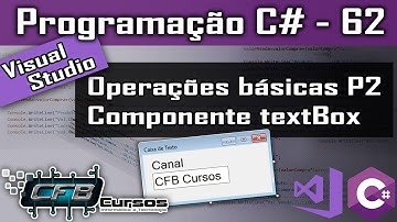 Componente Textbox - Curso Programação Completo C# Visual Studio - Aula 62