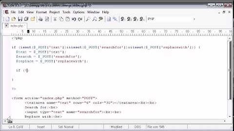 55   Creating a Find and Replace Application Part 2   PHP Tutorials