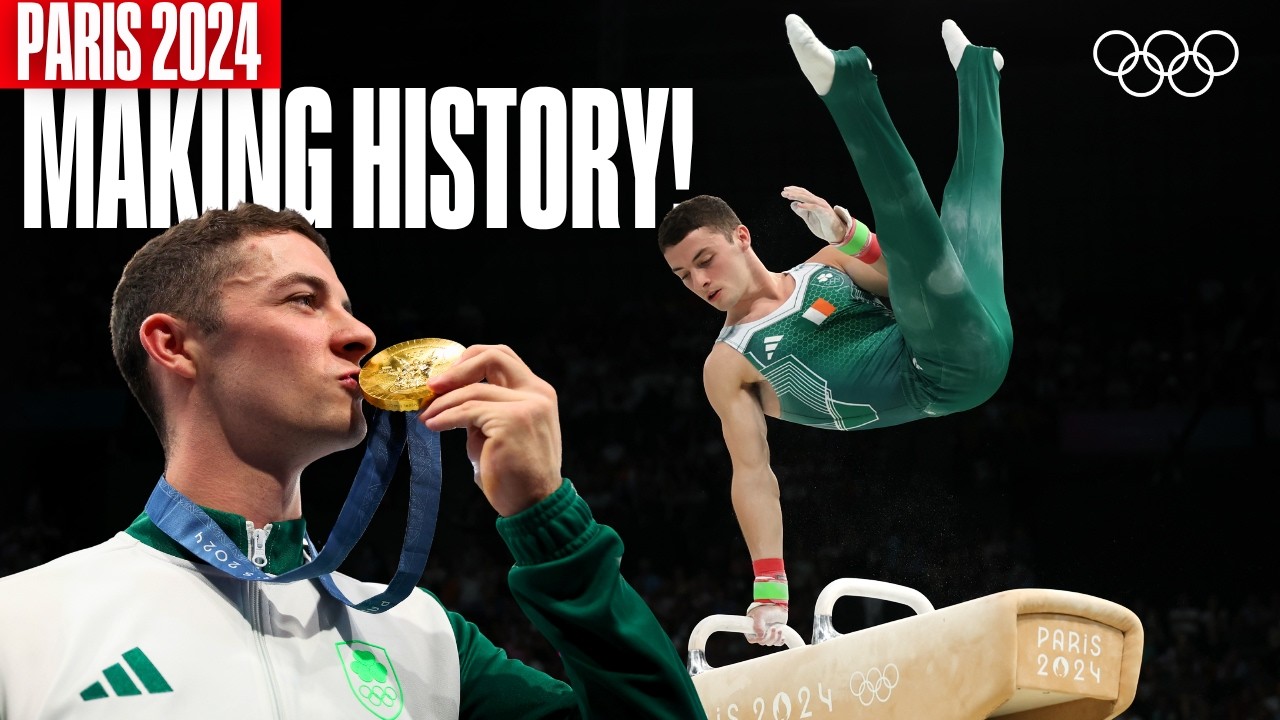 Historic Gymnastics Gold for Ireland! 🇮🇪🥇 Rhys McClenaghan conquers the Pommel Horse | Paris 2024