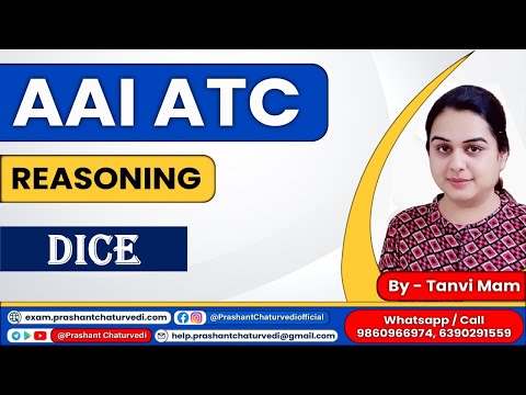 AAI ATC REASONING PREPARATION BY TANVI MAM || DICE ||  AAI ATC ONLINE COACHING ||