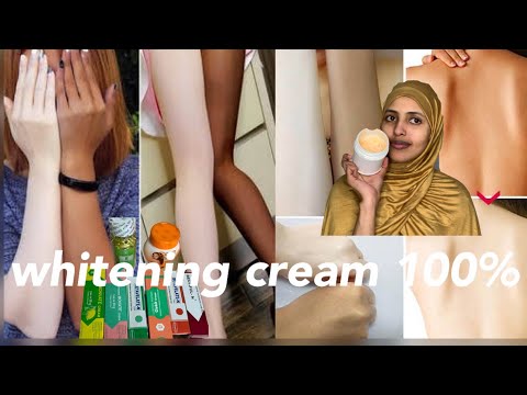 Qasqas ka gacmaha iyo lugaha kuu cadeeynayo 1 week 100% waye //whitening cream full body 100%