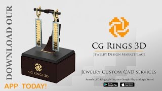 3D CAD Earrings with Playing Cards video