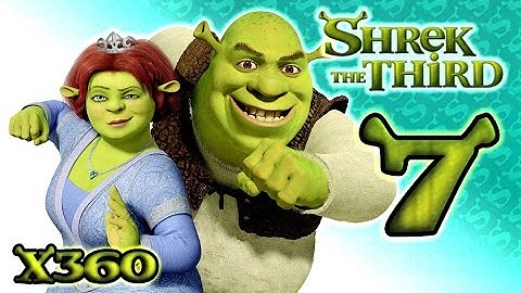 Shrek The Third Walkthrough Part 7 (Xbox 360) Ice Lake & Cave