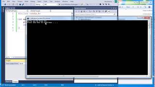Creating a Visual Studio project
