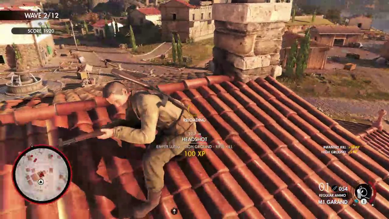Sniper Elite 4 Colonel Jack Weaver Village Solo Survival Gameplay 