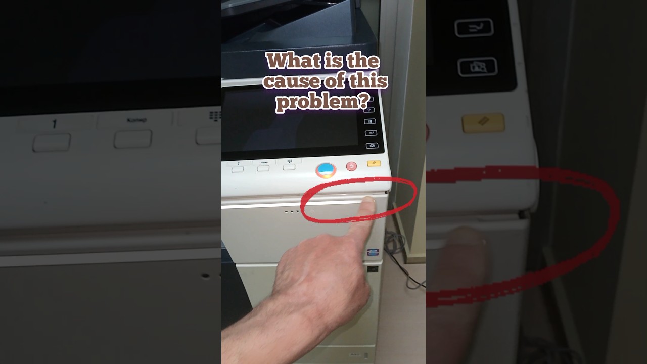 Konica Minolta bizhub c224e does not enter ready state! Cause?