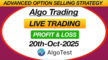 Algotest Option Selling strategy | Nifty Expiry Full Day P&L Report #algotest