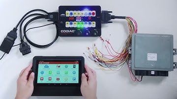 Launch X431 and Godiag GT100+ diagnose SID208 ECU OBDII365