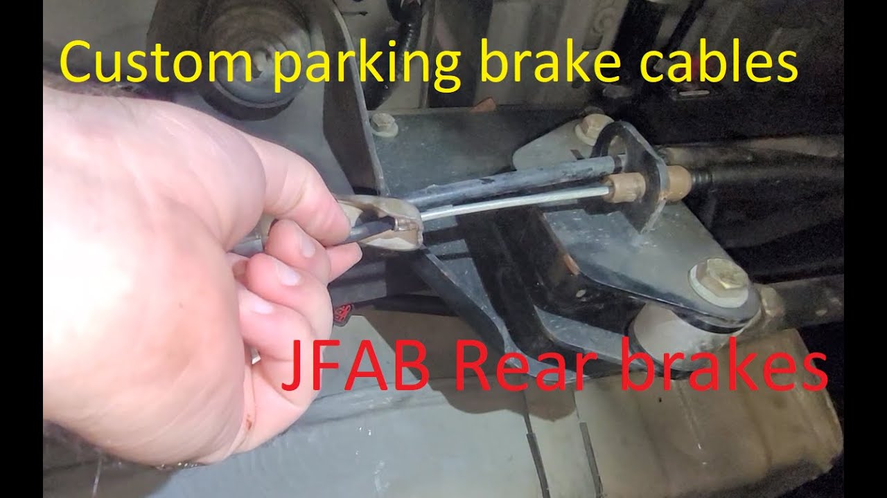 Fiddy JFab custom parking brake cables YouTube
