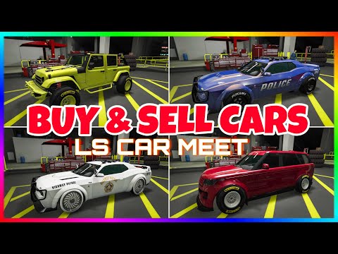 🔴 LIVE - GTA 5 Buy and Sell Cars in LS Car Meet PS4