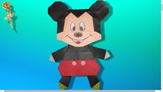 Origami : Mickey Mouse