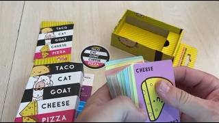 Taco Cat Goat Cheese Pizza family viral game