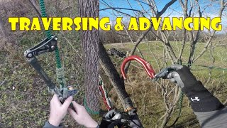 Traversing and Advancing_DMM Captain Hook_Rope Wrench_recreational tree climbing_SRT Rope Walking